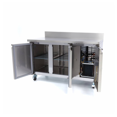 Table de congélation adossée Tropicalisée 2 portes PREMIUM / GOLDINOX