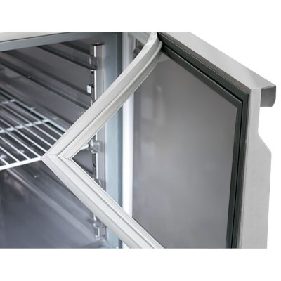 Table de congélation adossée Tropicalisée 2 portes PREMIUM / GOLDINOX