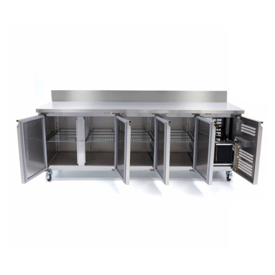 Table de congélation adossée Tropicalisée 4 portes PREMIUM / GOLDINOX