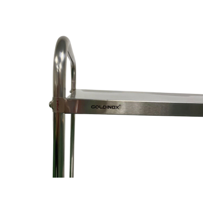 Chariot de service 860 x 530 mm - 2 niveaux PREMIUM / GOLDINOX