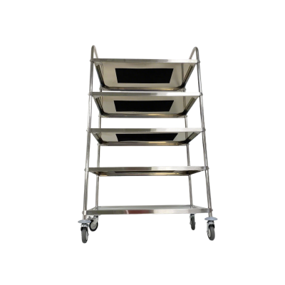 Chariot de service 860 x 530 mm - 4 niveaux PREMIUM / GOLDINOX