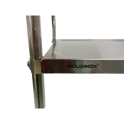 Chariot de service 860 x 530 mm - 4 niveaux PREMIUM / GOLDINOX