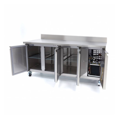 Table réfrigérée adossée Tropicalisée 3 portes PREMIUM / GOLDINOX Table réfrigérée adossée Tropicalisée 3 portes PREMIUM / GOLDINOX