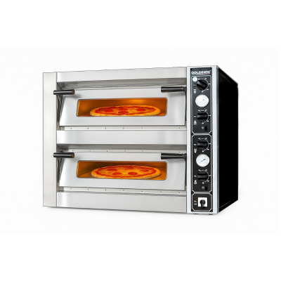 Four à pizza double électrique 4 + 4 x Ø34 cm (10 kW - 380V) PREMIUM / GOLDINOX Four à pizza double électrique 4 + 4 x Ø34 cm (10 kW - 380V) PREMIUM / GOLDINOX