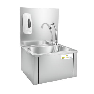 Lave-mains à commande fémorale + Distributeur de savon / GOLDINOX