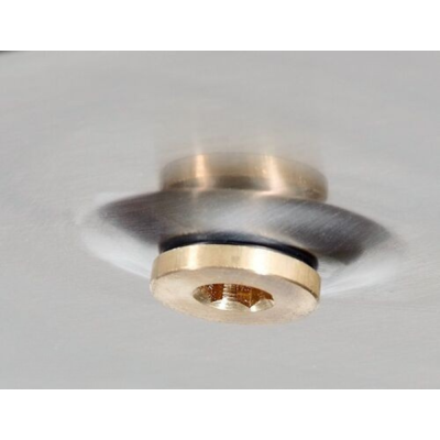 Hotte caisson sans moteur 4500x900x450 mm avec éclairage, filtre et robinet de vidange PREMIUM / GOLDINOX