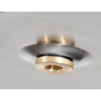 Hotte caisson sans moteur 4600x900x450 mm avec éclairage, filtre et robinet de vidange PREMIUM / GOLDINOX