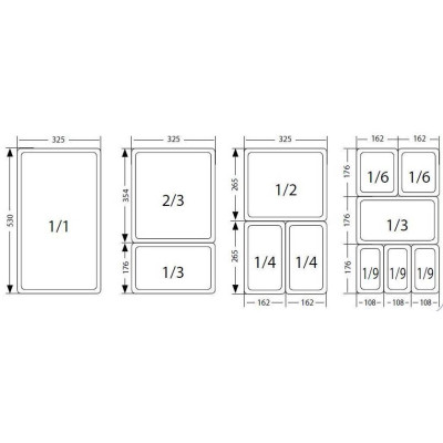 Bain marie avec robinet de vidange GN 1/1 Bain marie avec robinet de vidange GN 1/1