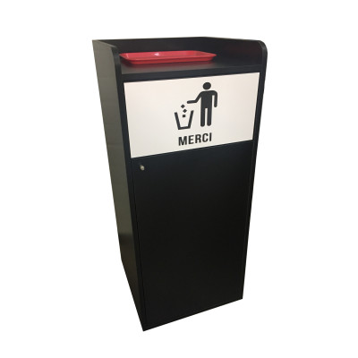 Poubelle snack en bois 100L Poubelle snack en bois 100L