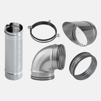 Gaine galvanisée et accessoires