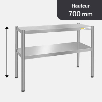 Passe-plat inox Hauteur 700 mm